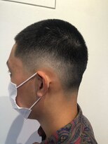 N.J ハービスプラザエント店 ベリーショートフェード×オシャレボウズ
