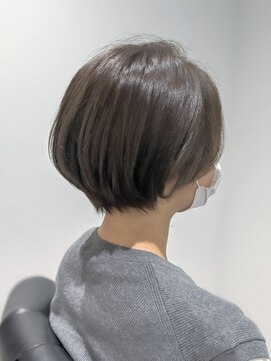 ジエクト 本店(The Ect) 丸みショート×骨格改善カット×襟足スッキリ秋冬ヘア