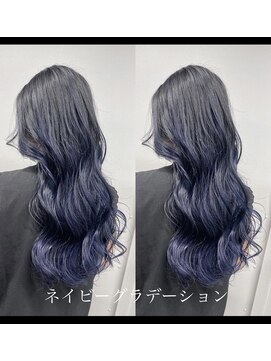 スーク 宜野湾店(suuk) ネイビーグラデーション