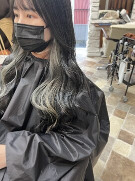 フランチェスカドット(francesca.) インナホワイトカラー/ブリーチ2回2回