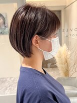 ラベスト キョウト(LOVEST)&nbsp;大人かわいい丸みショートとショコラアッシュ