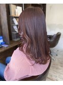 20代30代40代ベージュ暖色系カラー大人毛先ワンカール韓国風
