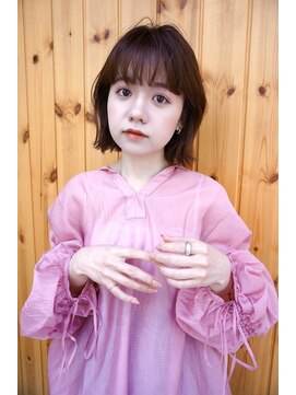 ブゾン(buZon) 【buZonブゾン】レイヤーボブ×ウォームブラウン