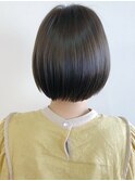大人ミニボブ☆やわらかストレート/お手入れ簡単ヘア