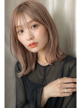 カバーヘア ブリス 上尾西口店(COVER HAIR bliss) パールベージュラフふんわりカールボブウルフZ上尾10代20代30代!