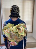 2023成人式×外ハネスタイル