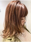 似合わせカット/くびれヘア/デザインカラー/艶ボルドー[横浜駅]