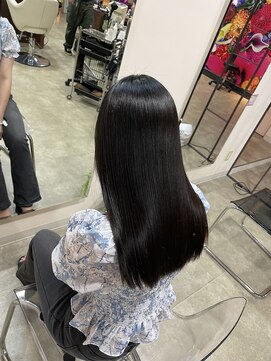 ダブル アンダーバー サロン(W_SALON) ナチュラルストレート