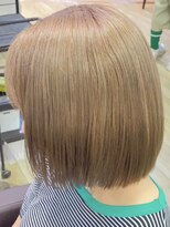 ロア 福岡天神本店(LORE)&nbsp;ダブルカラーミルクティーピンクベージュカラーハイトーンカラー