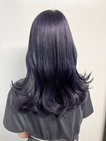 バブルス 春日部店(BUBBLES)&nbsp;韓国ヘアネイビーブルー