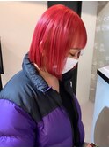6964ニュアンスカラーカシスレッドベビーピンクハイトーンカラー