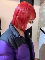 ベレーザ 渋谷(BELEZA)&nbsp;6964ニュアンスカラーカシスレッドベビーピンクハイトーンカラー