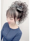 盛り髪アップ/フラワーアップ/スジ盛り/爆盛り/ミディアムアップ