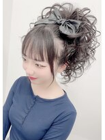 盛り髪アップ/フラワーアップ/スジ盛り/爆盛り/ミディアムアップ