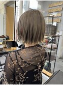 【clomus】外ハネボブとシアベージュ