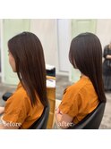 【DRAN梅田店】髪質改善×艶カラー
