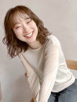 アンアミ キチジョウジ(Un ami Kichijoji) 【unami】ゆるっとふわっとボブパーマ　澤田杏奈