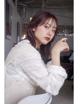 シーム 天神大名店(SEAM) セミロング　Recommended for  20s to 30s.