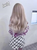 ルシア 京都四条河原町烏丸(LuciA) 【レミー100%/54cm】シールエクステ×グラデーション×裾カラー