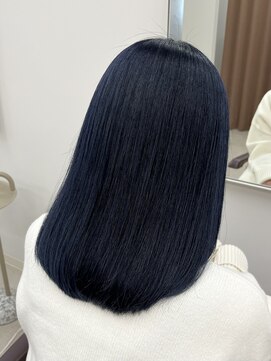 ナンバー アンフィール 渋谷(N° anfeel) 艶髪×ダークブルー