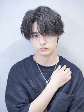 ランズサンズ 表参道(runsuns) センターパート スパイラルパーマ原宿/メンズ/メンズパーマ