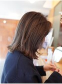 ボブ／レイヤー/透明感カラー/beautrium鎌倉小町　比嘉