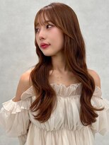 アッシュ 笹塚店(Ash)&nbsp;レイヤーロング/ヘルシースタイル/韓国ヘア/ベビーピンク/笹塚