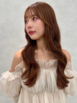 アッシュ 笹塚店(Ash) レイヤーロング/ヘルシースタイル/韓国ヘア/ベビーピンク/笹塚