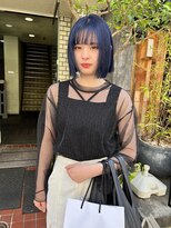 ネルケ 立川(nelke)&nbsp;ミニボブ/ニュアンスパーマ/前髪カット/グレージュ