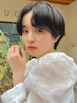 ロンド 表参道店(Lond) ショートパーマデジタルパーマレイヤーカット前髪カット/