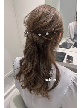 エレノア 国分寺(Eleanor) half up hairset