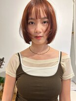 夏に向けて　ブリーチなしorange brown