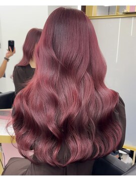 ジュイル シブヤ(JEWIL SHIBUYA) ブリーチなしボルドーピンク