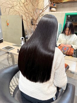 リアド(.RIAD)の写真/髪へのダメージを最小限に抑えた《髪質改善》で、憧れのうる艶ヘアに*朝のスタイリングも楽になります♪