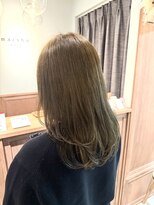 マーシュアトレ(marshu atre)&nbsp;*ブリーチありオリーブブラウン*