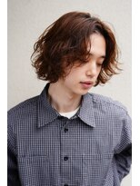 レジュアル(RESSUAL)&nbsp;フェザーパーマボブパーマブラウンヘアーニュアンスパーマ