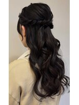 アズワンクミノキ(As:one kuminoki)&nbsp;ハーフアップ　卒業式ヘア