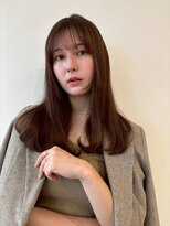 ユーフォリア 青山(Euphoria)&nbsp;チョコレートブラウンカラー&大人ワンカールスタイル