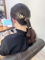 マリアバイアフロート(Maria by AFLOAT)&nbsp;【山田】タイトローポニー金箔アレンジ