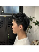 ヌーバイアンドライフ(NU. by and life)&nbsp;黒髪スパイキー/ルーズショート/アクティブショート