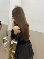シュヴーブリヤン(cheveux brillants)&nbsp;【美髪矯正で再現性100%】オリーブブラウン×ストレートロング