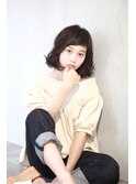 ワイドバング外ハネボブ[髪質改善 縮毛矯正矯正浦本伸次]