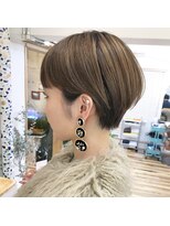 レンク(LENC)&nbsp;Coast.ショート×ピアス×小顔×大人かわいい