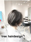 ノンブローでおさまる大人 ボブ 『Tree hairsalon 』本厚木