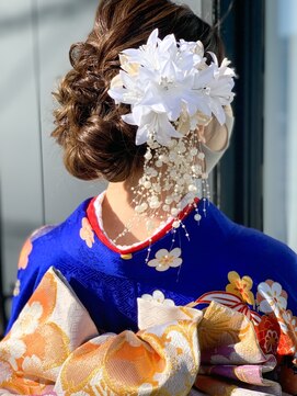 ダブル(W) 振袖ヘアセット