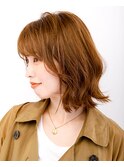 20代30代40代大人かわいい小顔ひし形ふんわりボブ
