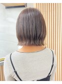蒲生優 【似合わせカット、ぷつっとボブ】
