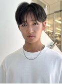 カルマパーマ シースルーマッシュ 韓国ヘア 韓国メンズヘア