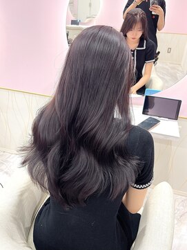 アディション 新宿(ADITION) 【ブリーチなしダブルカラー】韓国レイヤーカット/髪質改善/新宿