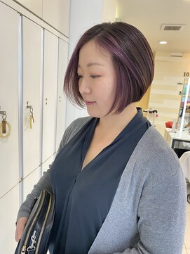 クラム(clam.) フェイスフレーミング×ショート